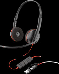 8X228AA Headset, Blackwire 3220, stereo, USB-C +USB-C/A