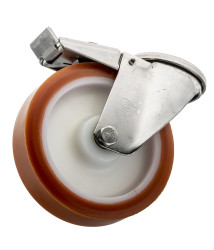 Koło samonastawne średnica kabla 150mm Otwór na śrubę LAG 250kg wysokość całkowita 181mm