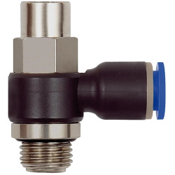 Choke check valve, -0.95-10 bar, 110028