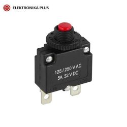 WYŁĄCZNIK NADPRĄDOWY TERMOBIMETALICZNY 5A MR1