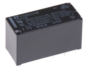 Przekaźnik mocy 24V dc SPDT Fujitsu 400mW, montaż PCB 1440Ω Styk płytki drukowanej