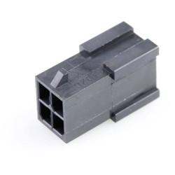 Molex 430200411 Micro-fit 3.0 Plug Housing 4 Pins 3mm Spacing Black