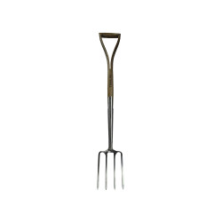 Faithfull FAIPRESDFSS Prestige Stainless Steel Digging Fork Ash Handle
