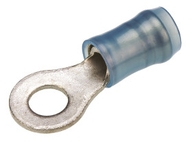 Zacisk oczkowy rozmiar przewodu 2.6mm² Ø , M4 izolowany średnica wew 0.171cal Niebieski TE Connectivity