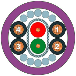 Siemens 6XV18307BH10 Kabel hybrydowy 1 szt.