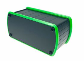Obudowa AL-105 aluminiowa (ramka zielona) 110x50x50