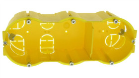 Puszka Instalacyjna Potrójna Trzykrotna Pt 3X60 60 Mm 60Mm Do Pustych Ścian...