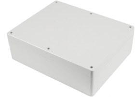 ABS enclosure, (L x W x H) 300 x 240 x 95 mm, light gray (RAL 7035), IP66, 1554YGY