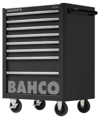 Wózek na narzędzia, na kółkach, 8-szufladowa, 763 x 501 x 956mm, materiał: Lita stal, Bahco