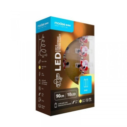 Lampki mikołaje BAT modee 0,9m WARM 10LED ML-C3013