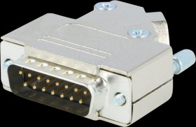 MHD45ZK15-DB15P-K D-Sub male, 15-pin