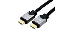Kabel Roline Hdmi Highspeed Z Ethernetem, M/M, Czarny/Srebrny, 5 M