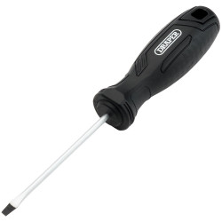 Draper 13529 Slotted Hard Grip Screwdriver, 3.0 x 75mm