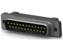 D-Sub plug, 25 pole, standard, equipped, straight, IDC connection, 1658613-2