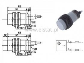 Czujnik pojem. CR30SCF10ATO ( NO, 2P )
