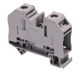 Blok zacisków przelotowych Phoenix Contact poziomy: Pojedynczy 26 → 10AWGŚruba RT 5 41A 1 kV