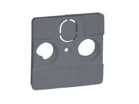 NILOE SELECTION Plakietka do gniazd TV stal 762360 LEGRAND