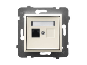 ARIA Gniazdo komputerowe kat. 5e MMC ecru GPK-1U/K/m/27 OSPEL