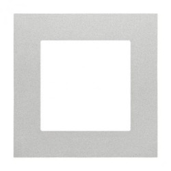 Simon 55 Ramka 1-krotna LINE Aluminium mat TR1/143