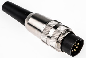 Wtyk Din 8 -pinowe Męski Montaż na kablu M16 60 V AC