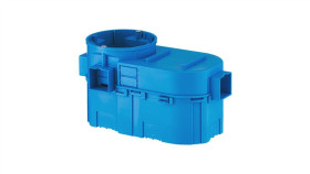 Puszka P/T Nida Łącz. 2-Polowa Fi:60 Gł. 80Mm Se2x60g Niebieska 5 Szt Simet