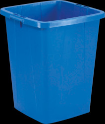 1800474040 Waste container 90 l, blue, without lid