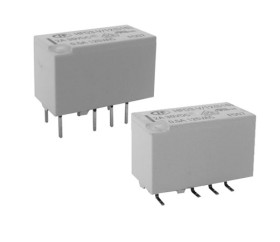 Przekaźnik sygnału, 5V dc, 2 A, DPDT, 2-polowy, montaż PCB, Hongfa Europe GMBH HFD3-V