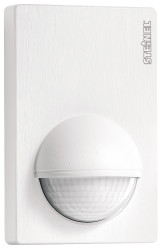 Czujnik ruchu na podczerwień, 230 → 240 V, zasięg 12 m, montaż sufit, powierzchnia, Steinel