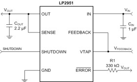 100-mA, 30-V, low-dropout voltage regulator with power good & enable