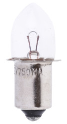 Oświetlenie wskaźnika 7,2 V P13.5s bezbarwna 85 lm RS PRO rozmiar B3 1/2