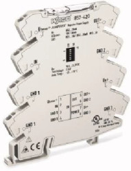 Przetwornik separacyjny JUMPFLEX ze wzmocnieniem i zasilaniem obwodu 857-420