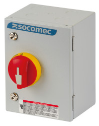 Odłącznik 3-biegunowy Socomec Szyna DIN, Szybkozłącze, Ściana 20 to 1600 A 23 kW IP65