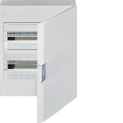 Rozdzielnica modułowa 2x18 natynkowa IP40 drzwi białe VEGA VB218PB