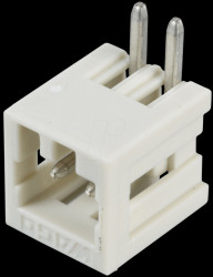 733-362 Print pin header, micro, RM 2.5, angled, 2-pin