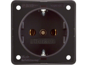 Integro Flow Gniazdo schuko brąz 941852501 HAGER