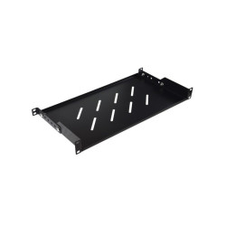Półka regulowana 19" 1U do szafy Rack, głębokość 280mm V RAL9004