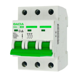 Wyłącznik nadprądowy C 63A 3P 6kA SB6L Gacia