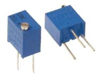 HSS1K-Y Potencjometr cermentowy, pionowy 10-obr. 1K, 250mW, 10%, liniowy