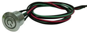 Nasadka przełącznika Chwilowy SPST średnica wycięcia 16mm, montaż panelowy RS PRO