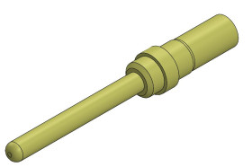 Styk złącza D-Sub FCT from Molex MęskiPołączenie zagniatane Styk rozmiar 1mm
