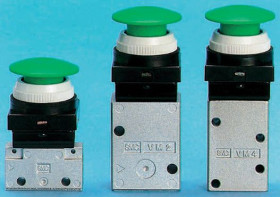 Zawór regulacyjny pneumatyczny 3/2 z przyciskiem Rc 1/8 SMC 1/8in 3/2 portowy