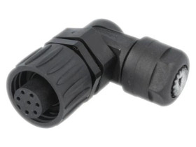 C16-1-3105-081 Złącze okrągłe wtyk na przewód 7PIN żeński lutowanie 250V