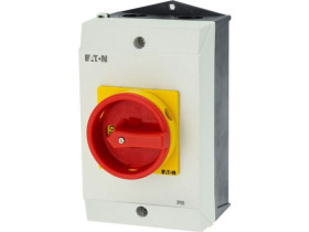 Rozłącznik krzywkowy 3P 25A 0-1 (zero jeden) w obudowie IP65 ze stykami NO+NC P1-25/I2/SVB/HI11 207297 EATON