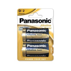 LR20 /D Panasonic 9211 Alkaline Power Bx2