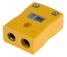 Złącze termoparowe Złącze termoparowe RS PRO do Termopara typu J Standardowy