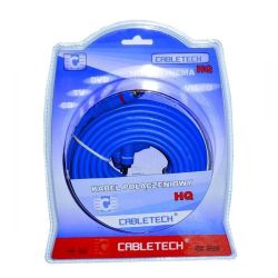 Złącze 2xRCA 5m+ster. HQ kątowy na blistrze - KPO2668-5