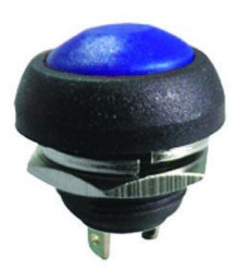 Przycisk PBS-33Bb 3A 250V monostabilny - niebieski
