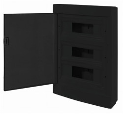 Rozdz. 36mod.n/t IP40 3x12 czarna CZRM-NT-36T ADEL