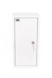 Rozdzielnia natynkowa metalowa 1 X TL 1F + 6 zabezpieczeń zamek pełne drzwi RAL 9003 A-RZ9/PD