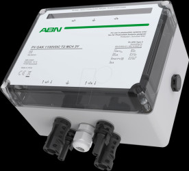 R9L2MC43 PV GAK, with type 2 surge protection, 1100 V DC, 1 MPPT, MC4